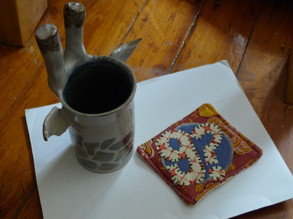 Giraffes? Giraffes! mug and coaster